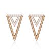 ELLE Jewelry 14k Triangle Earrings (Gold Pin) ELGPEE099