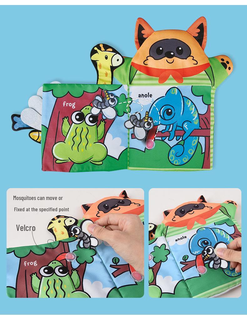 Bite-Resistant Interactive 3D Finger Cloth Book for Early Childhood Learning