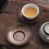 Pure Copper Hand-Made Copper Teacup Mat Insulation Teapot Mat Antique Kung Fu Tea Set Japanese Cup Holder Coasters In Holder Set