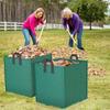 60/125L Robuster Gartenspeicherbeutel, Durchstichfester Wiederverwendbarer Rasen-Laubbeutel mit Verstärkten Griffen, Laubsammelbeutel