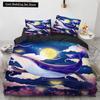 3D Octopus Duvet Cover King Queen Size Cute Cartoon Ocean Animal Bedding Set for Kids Teens Sealife 2/3pcs Polyester Quilt Cover