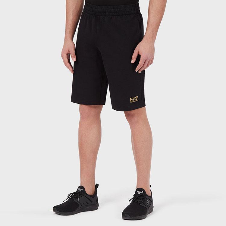 EMPORIO ARMANI EA7 Casual Shorts Men's Black 8NPS02-PJ05Z-0208