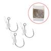 5/10Pcs Luminous Live Shrimp Fixing Hook Metal Barbed Freshwater Saltwater Catfish Bass Fishing Hook Fishing Accessories