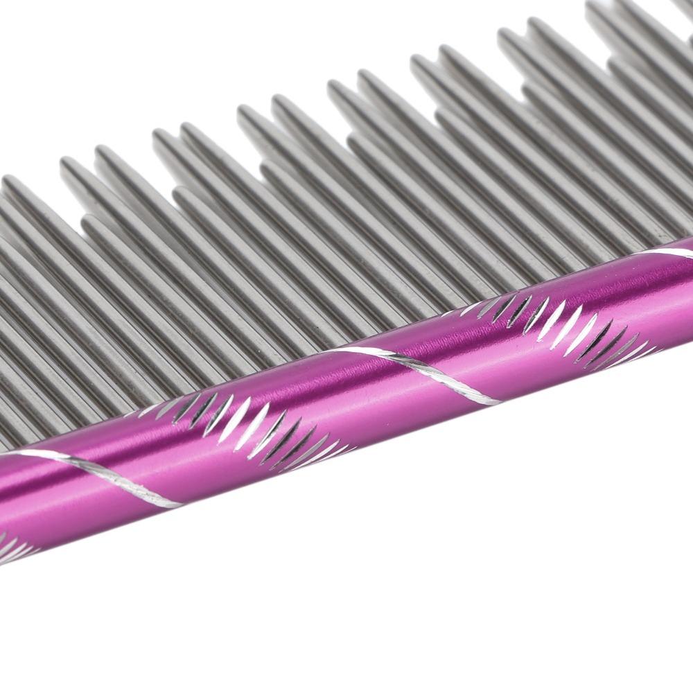 Dual Length Pins Double Teeth Pet Comb Round Smooth Teeth Cat Deshedding Comb  Household Cat Care