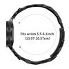 Watch Band with Connector For Samsung Galaxy Watch7 44mm/40mm 7-Bead Rhinestone Crown Stainless Steel Strap