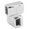 10pcs Orthodontic Cross Tube Stainless Steel Dental Crimpable Cross Tube Replacement Accessory 0.08in