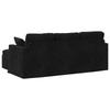 Black Sofa 198 x 134 x 80 cm Velvet