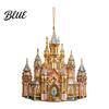 Celebration Tree Trim Christmas Magic Castle Hanging Ornament Acrylic Festive Holiday Decor Pendant for Durable Winter Ornament Home Party