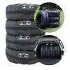 4pcs Car Spare Tire Cover Case Polyester Auto Wheel Tires Storage Bags Vehicle Accessories Dust\-proof Styling