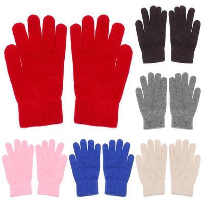 Fashion Outdoor Elastic Full Finger Gloves Mittens Warm Thick Winter Gloves