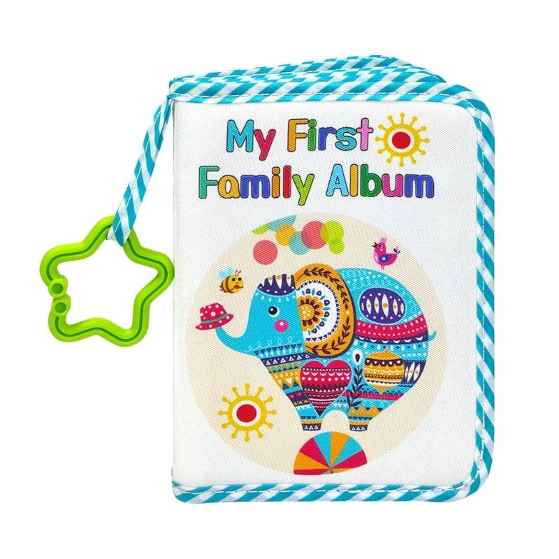 

Soft Photo Cloth Book Baby s My Firsts Family Album My Firsts Book of Photos Baby Memory Album Holds 4×6 Pictures
