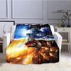 Mobile Legends Bang Bang Cartoon Printed Blankets Fashion Warm Flange Blanket Home Travel Blanket Bed Linings Birthday Gift