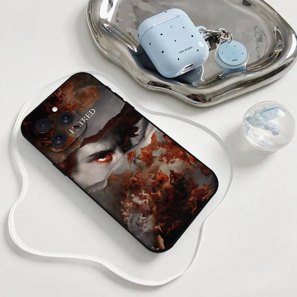 Painting The Fallen Angel A-Alexandre Phone Case For Iphone 17 16 15 11 13 14 Pro Max X Xr Xs Max 12mini Black Shell Cover Case