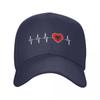 Ny mote albansk hjerteslag Albania flagg baseballcaps unisex kvinner tilpasset justerbar farshatt for voksne våren Snapback sommerhatter