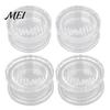 Manual Garlic Masher Mincer Tool, Multi-Purpose Rotating Press, Bite-Teeth Crushing Pickling Ingredient Chopper Structure Masher, Transparent Easy To