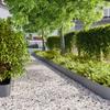 VidaXL Lawn Edging 10pcs Anthracite 20x103cm Cold-rolled Steel, Garden Edging, Garden Bed Edging, Edging 860156