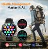 SACOSDING Smart Watch Men Outdoor Sports GPS Positioning Flashlight Altitude Air Pressure BT Calling Health Monitoring Smartwatch