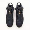 CT4954-007 Nike Air Jordan 6 Retro DMP Noir Or Métallique (Pour des hommes)