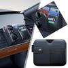 Car Storage Box Leather Interior Multi-Functional Hanging Pouch Sunglasses Car Holder Interior Storage Storage B3B1