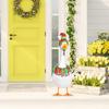 1 Set Lawn Goose Outfits Halloween Christmas Easter Independence Day Valentine's Day Festival Outdoor Yard Paty Goose Statue