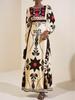 Cross2025 Bohemian Long Sleeve European Holiday Dress
