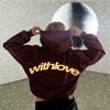 Moletom Oversized Unissex Sweatshirt Streetwear Vintage Com Estampa Modelagem Solta Para Uso Diário