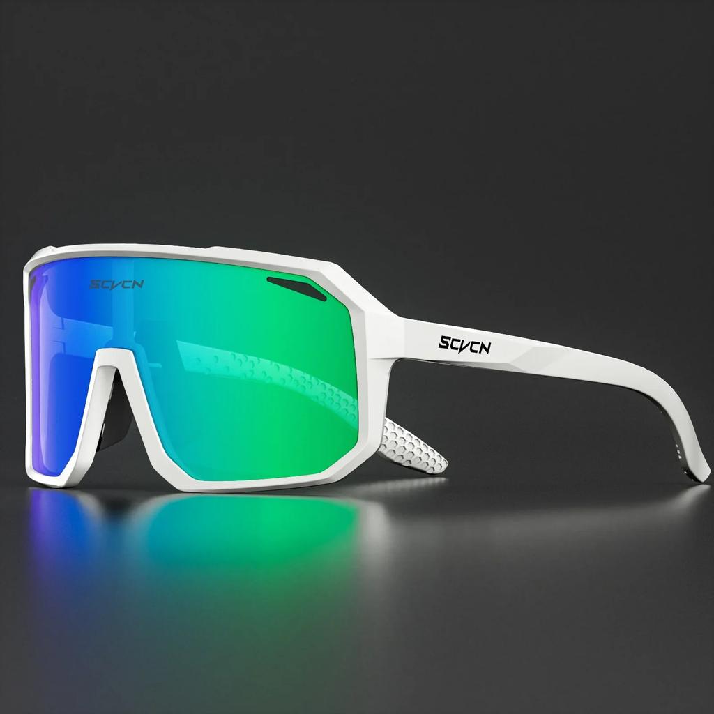 SCVCN Fashion HD Sunglasses Men Women Luxury Glasses Outdoor Sports Runing Drving Shades Racing UV400 MTB Bike Cycling Eyewear