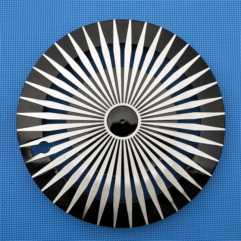 Car Wheel Hub Cover with Iron Steel Ring and Plastic Decorative Cover In Various Sizes 12-17 Inches.