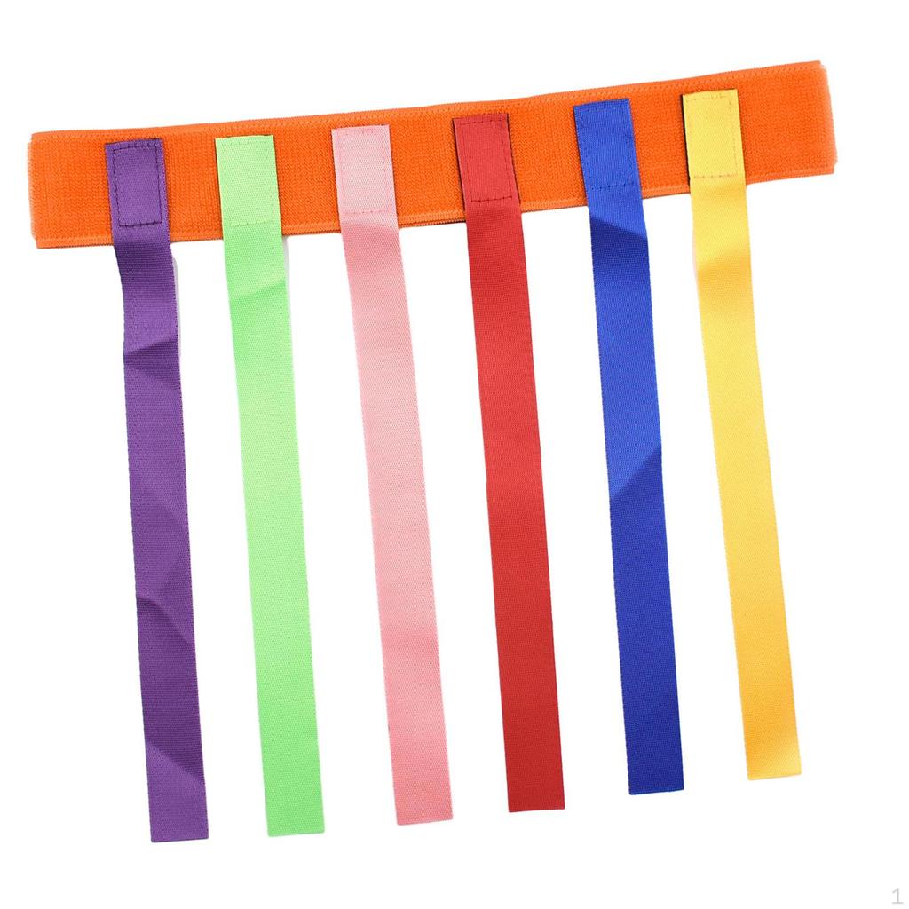 Pull Tail Game Belt Carnival Games Elastic Sensory Training Kids Chasing Grasping The