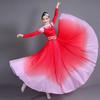 Elegantes Modern Dance Langarm Schwingendes Performance-Kleid für Damen