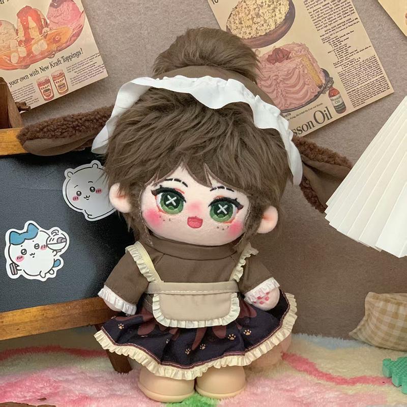 20cm Kawaii Anime Game Clothed Cotton Doll Cosplay Soft DIY Plush Doll Can Change Clothes Cute Birthday Gift for Kids
