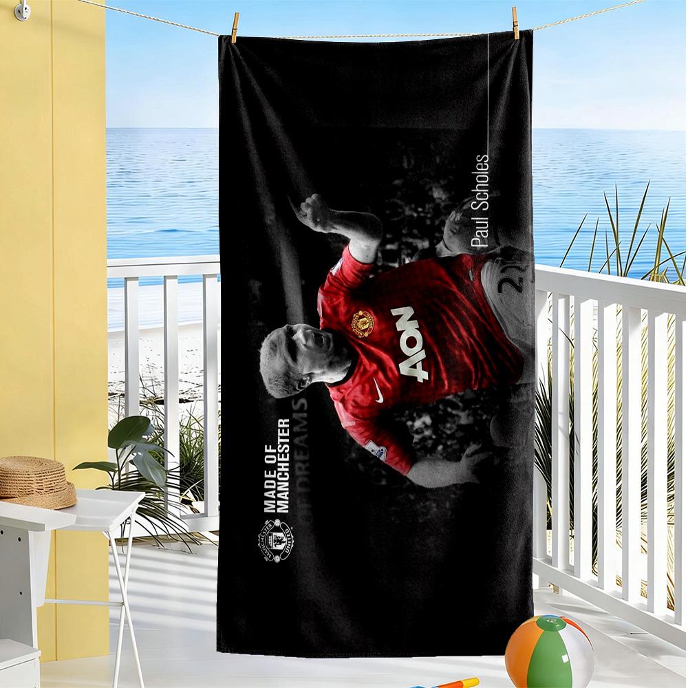 Football Player Jersey Beach Towel Super Soft Microfiber Quickdry Fabric Comfortable Lightweight