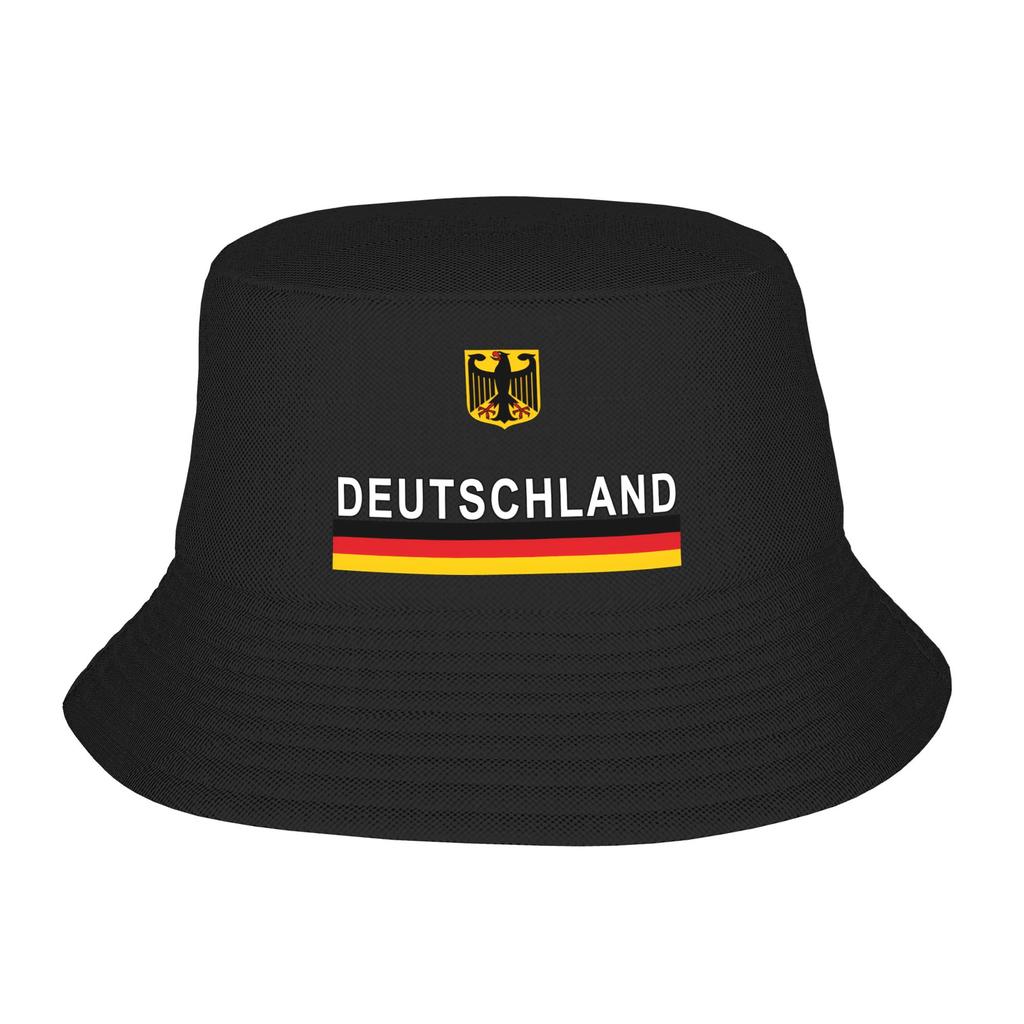 GerUnisexy Flag Bucket Hat For Unisex Women  FisherUnisex Hats Fashion Beach Travel Caps Soft Fold Outdoor Graphic Visor Hats