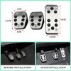XSW3 Car Pedals for Focus 2 MK2 Focus 3 MK3 Kuga Escape ST 2009-2017 Fuel Brake Clutch Pedal Cover Car-styling