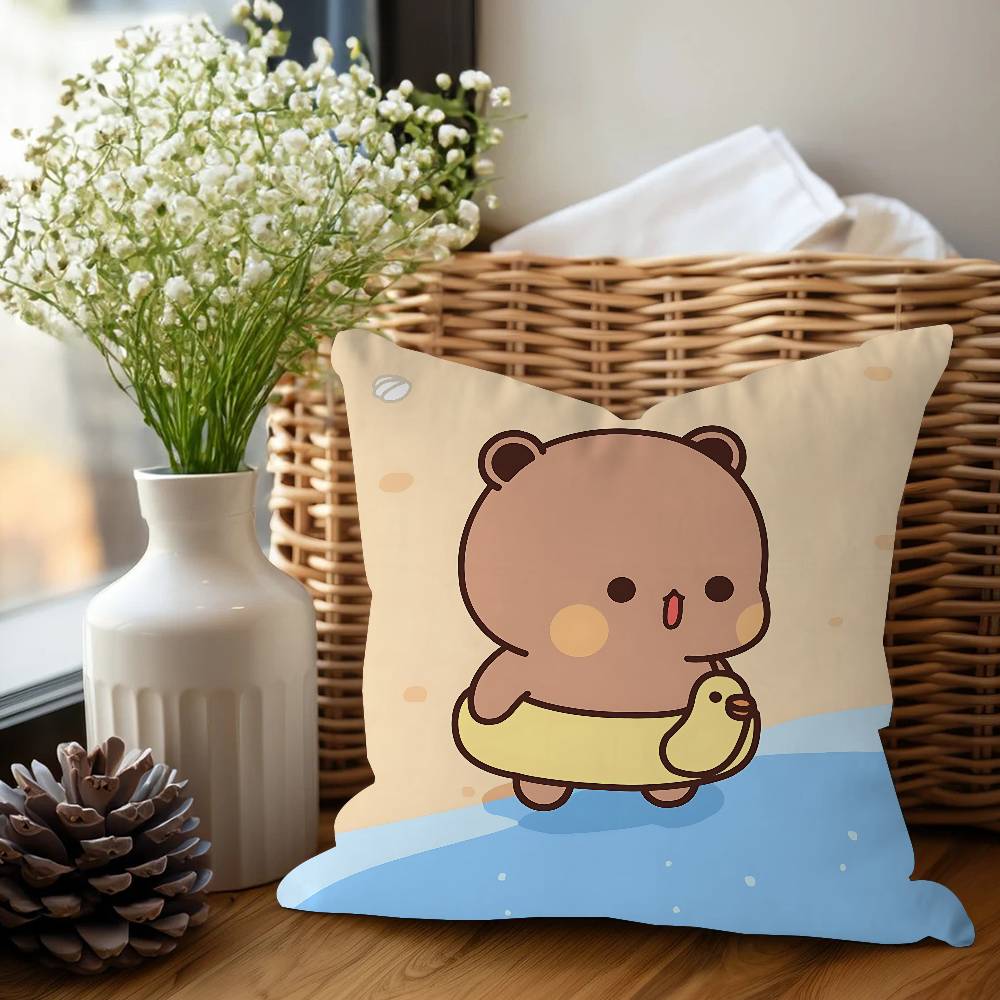 Cartoon B-Bubu Dudu Office Cushion Pillowcase Car Cushion Cover45X45CM Lumbar Pillowcase Sofa Pillowcover