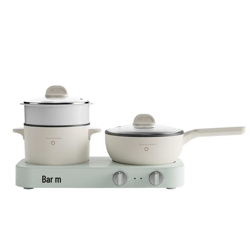 Bear Multifunctional Dual Pot Electric Cooker CN plug (adapter included)