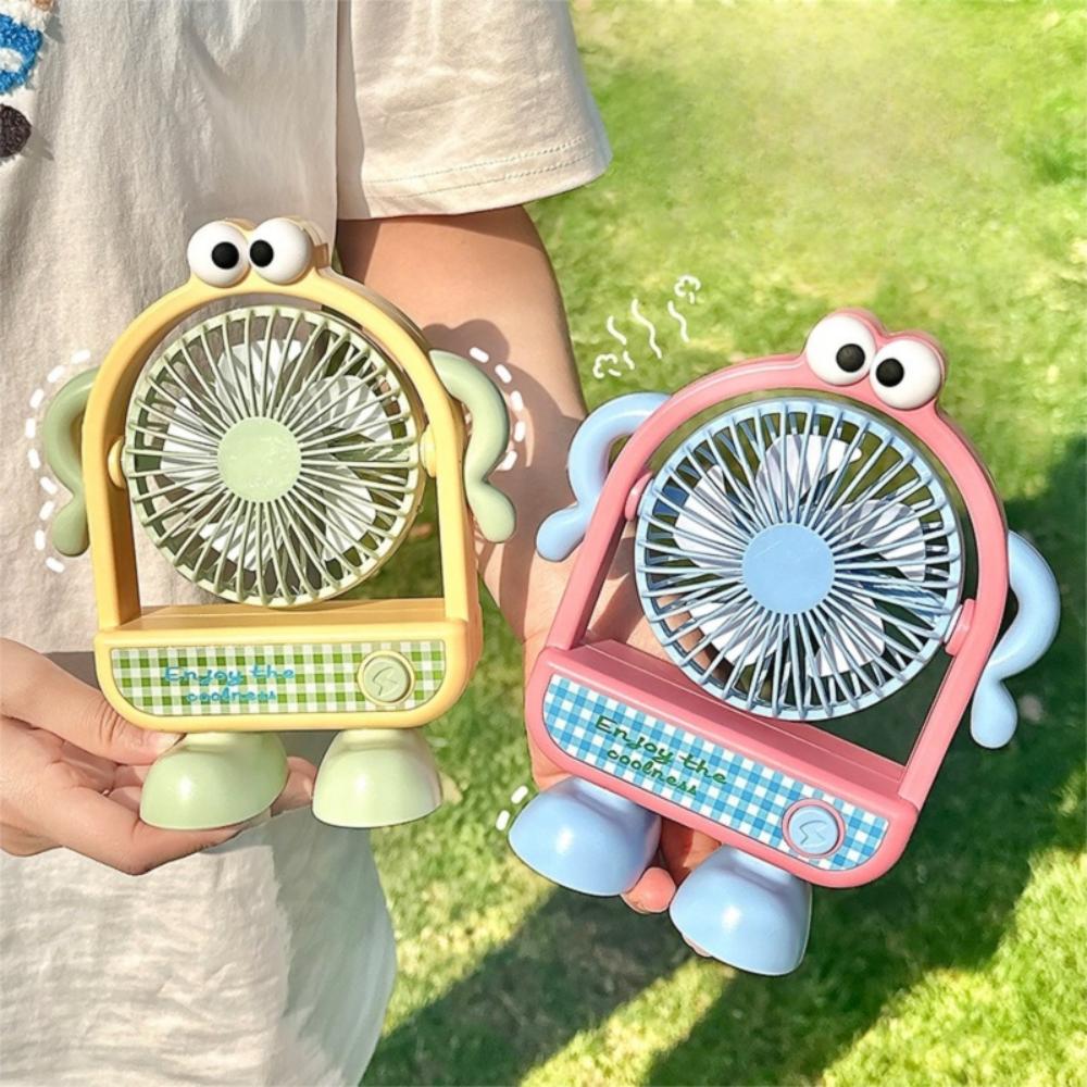 USB Rechargeable Halter Fan Quiet Operation Mini Fan Portable Handheld Fan  Travel Companion