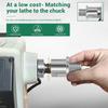 Lathe Headstock Spindle Adapter Compact Woodworking Lathe Headstock Spindle Adapter Sturdy 1inx8TPI Male Thread for Faceplates