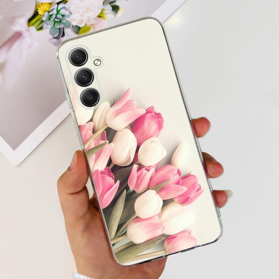 For Samsung Galaxy A25 5G Case Silicone Soft TPU Bumper Cute Cartoon Cat Butterfly Phone Cover For Samsung A25 5G 2023 A 25 Capa