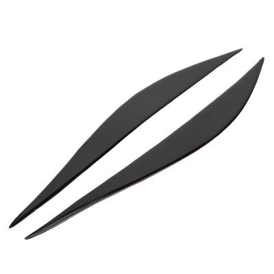 Pár lišty světlometů, víka obočí, v barvě Piano Black pro řadu 3 F30 2013?2015