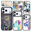 Capa Case for iPhone 17 Air 16 Pro Max 15 Plus 11 13 Mini 14 12 Back Phone Cover Great Dane Dog Watercolor