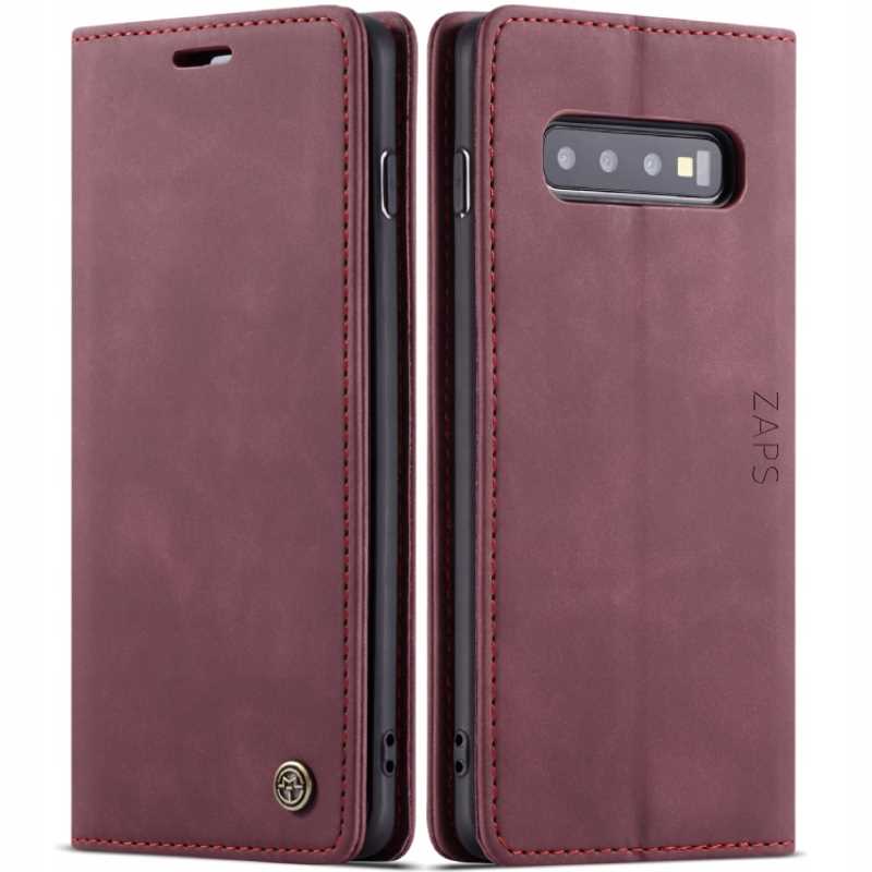 Spacecase Wallet Galaxy S10E Wiśniowy