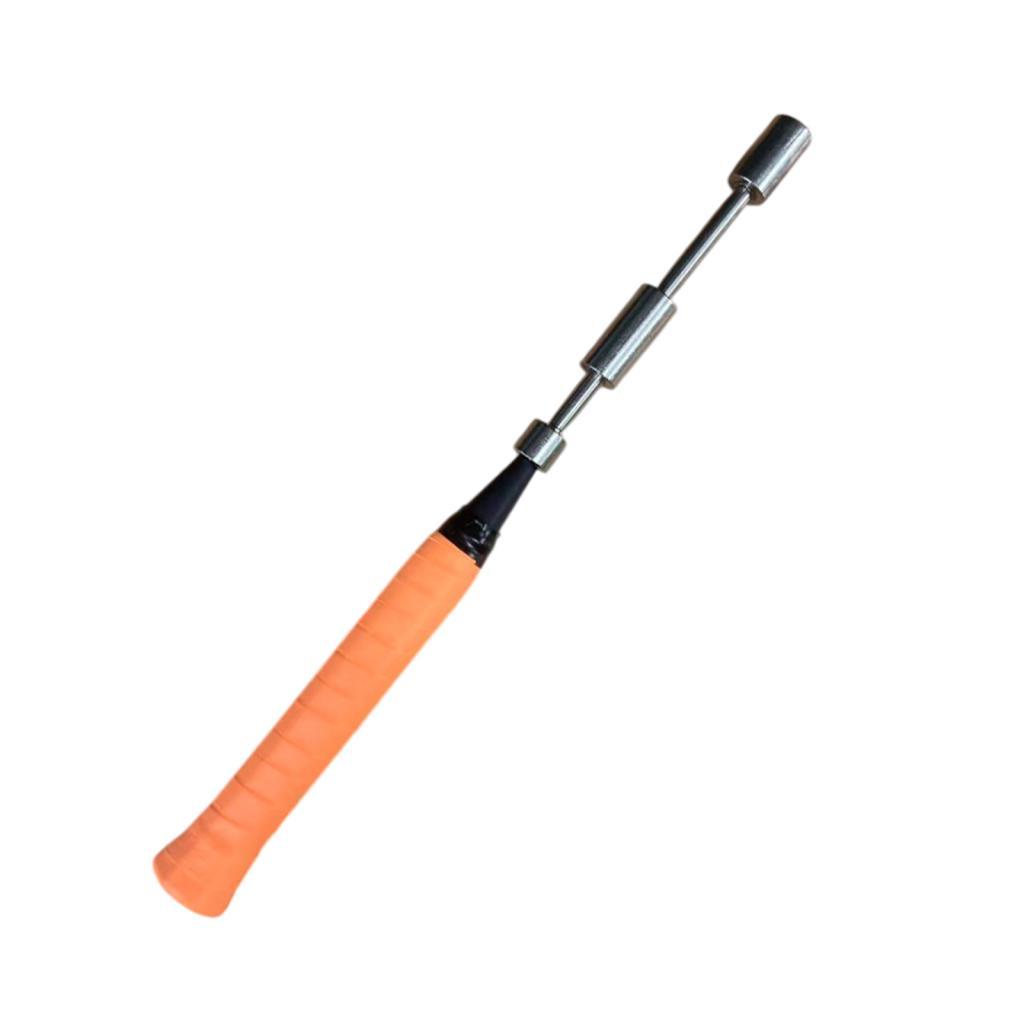 Badminton Training Racket Rod Power Enhance Badminton Racket Swing Trainer for Speed Outdoor Indoor Impact Adults