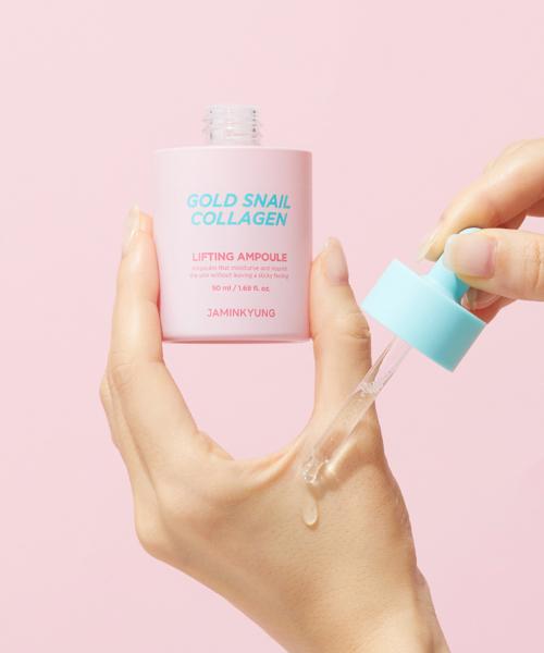 Jamin Kyung Gold Snail Low Molecular Collagen Lifting Ampoule 50ml NONE
