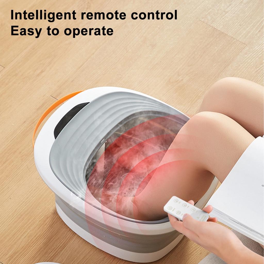 300W 7,5 liter Voetspa-massageapparaat met vibratiemassageroller & pedicuursteen Voor shiatsu acupressuur 22,7x38xcm