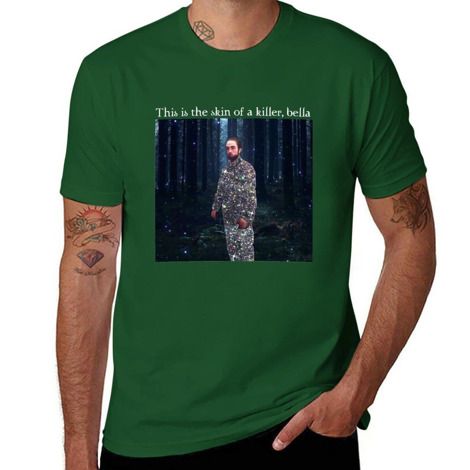 

This Is The Skin Of A Killer Bella Meme TShirt plain animal prinfor boys quick drying plus sizes men clothings 4XL