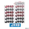 Hlpg5 14.3x4cm 3D Metal Car Side Body Badge Trunk Hood Sticker Emblem for Jeep Logo Patriot Rubicon Wrangler Grand Cherokee Compass Re