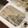 Song's Aesthetic Diatom Mud Floor & Table Mat - Stain & Wear Resistant, Water-Absorbent, Quick-Drying, Ancient Style