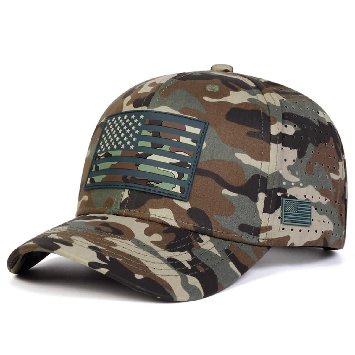 Unisex Amerikanische Flagge Stickerei Baseball Netzmützen Frühling und Sommer Outdoor Verstellbare Lässige Hüte Sonnenschutzmütze Sportkappe black