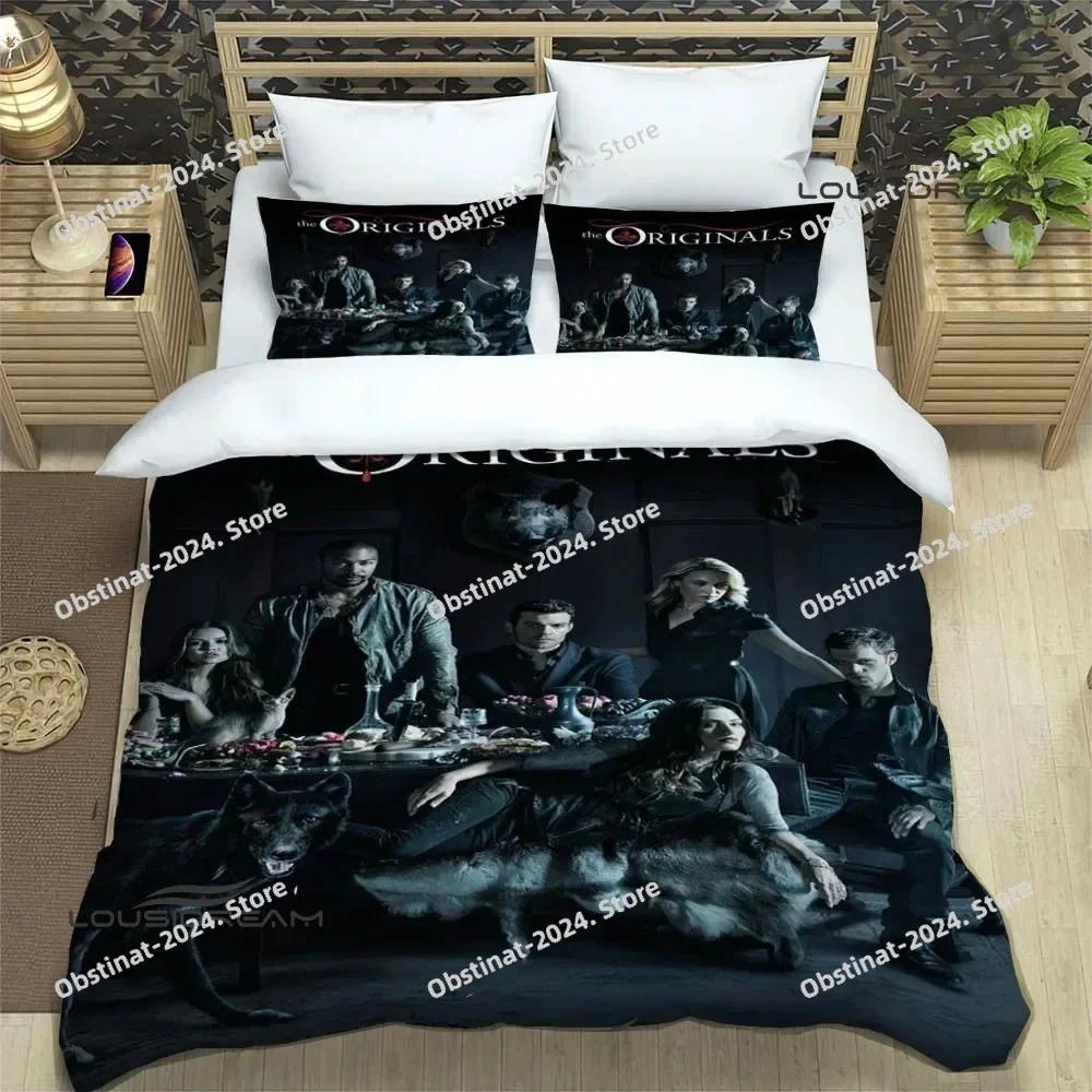 The originals Klaus Mikaelson Beding Set Printed Bed Linen Set With Pilowcase Soft Duvet Cover Soft Single Double Quen Super King-Sized Dimensionsd